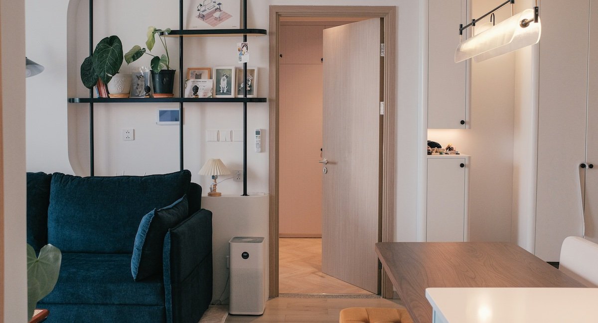 A beautiful living room in an apartment in Vietnam