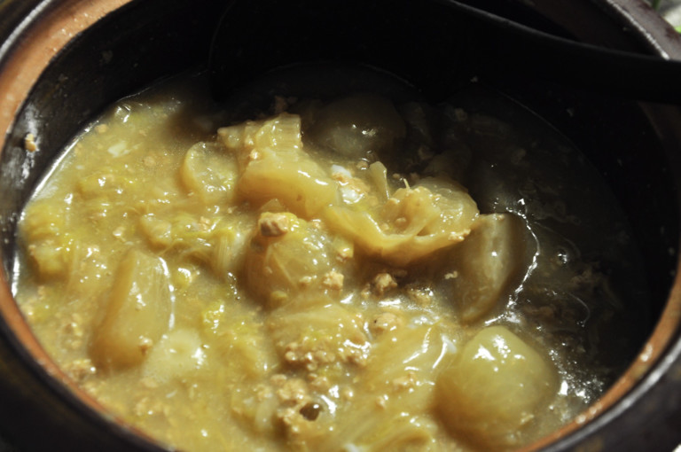 Turnip and parent and child soba sauce recipe