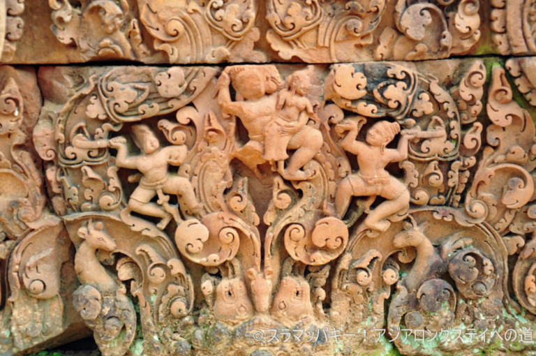 Banteay Srei, the highest peak of Cambodian art.