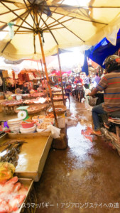 Siem Reap kitchen. Local market phsar leu
