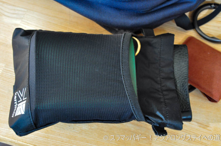 Rucksack in / out problem solving ・ Karrimor Trek carry hip belt pouch