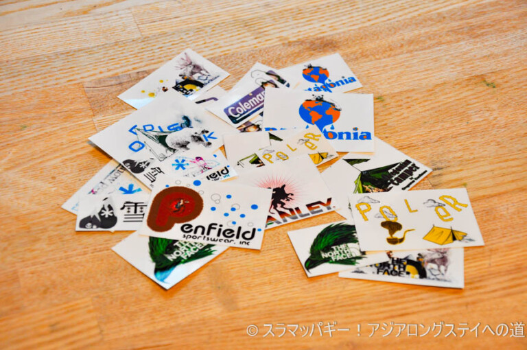 Recommendation of self-made, original CAMP, outdoor brand stickers